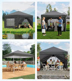 Opvouwbare partytent met vier zijwanden – 3 × 3 meter – productfoto 6