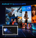 Magcubic HY350 projector – Grijs – productfoto 4