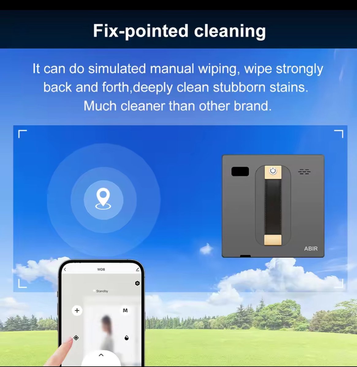 ABIR WD8 raamreinigingsrobot – productfoto 3