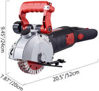 Elektrische muurslijper en groefmachine – 125 mm – productfoto 5