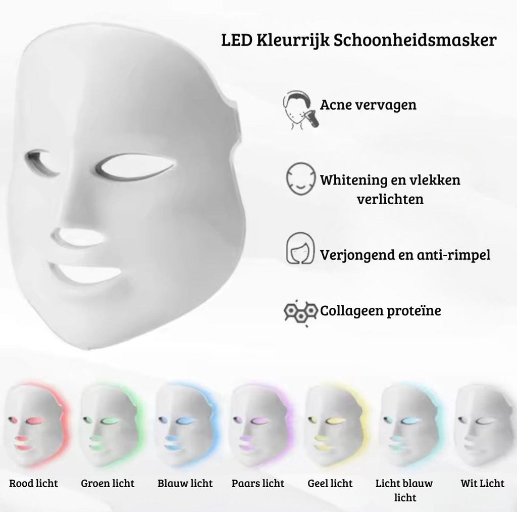 Beautyapparaat met touchscreen en opzetstukken – Wit – productfoto 5
