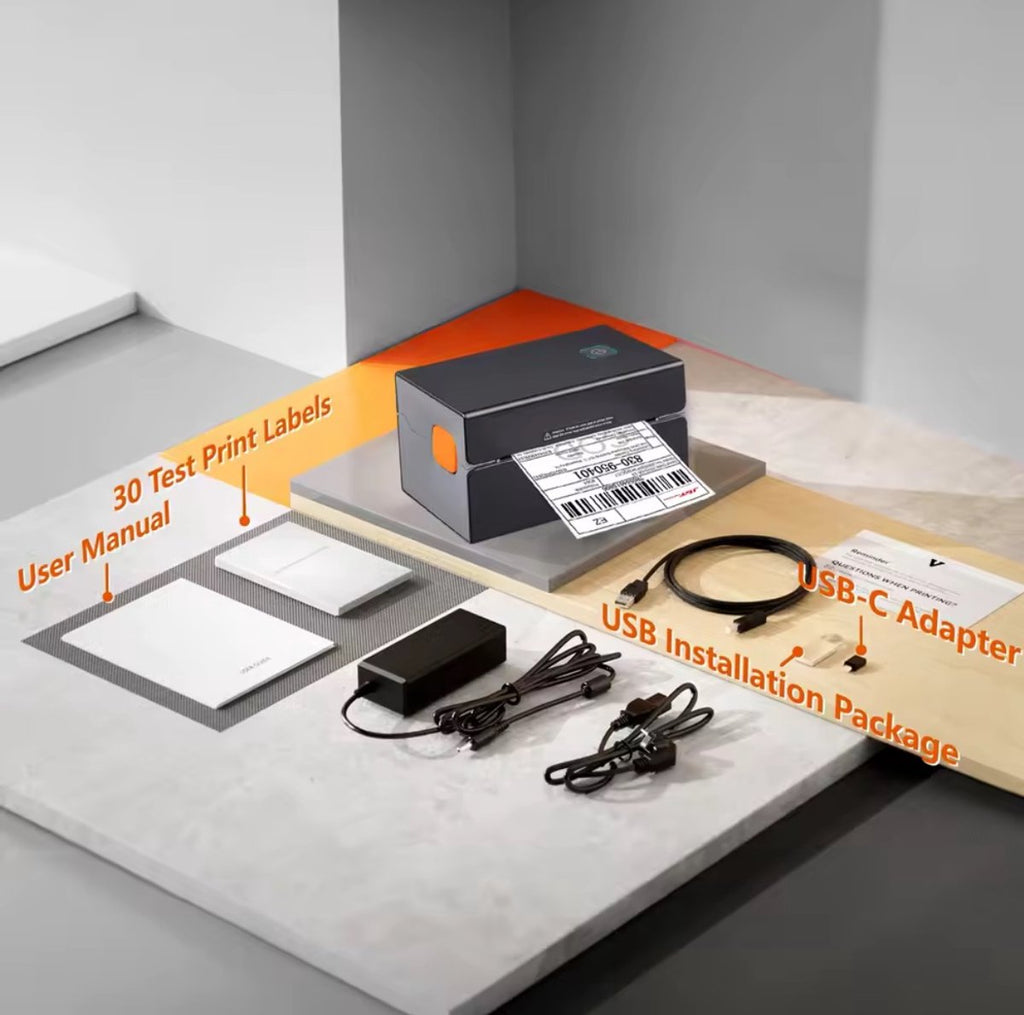 Thermische labelprinter met Bluetooth – productfoto 2