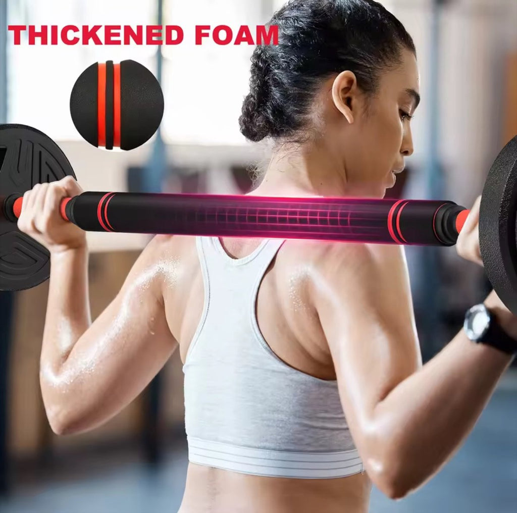 3-in-1 halterset – Verstelbare dumbbells en halterstang – 20 kg – productfoto 4