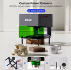 DAJA desktop-graveermachine – Blauw – productfoto 2