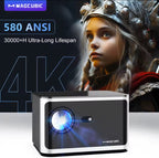 Magcubic HY350 projector – Grijs – productfoto 7