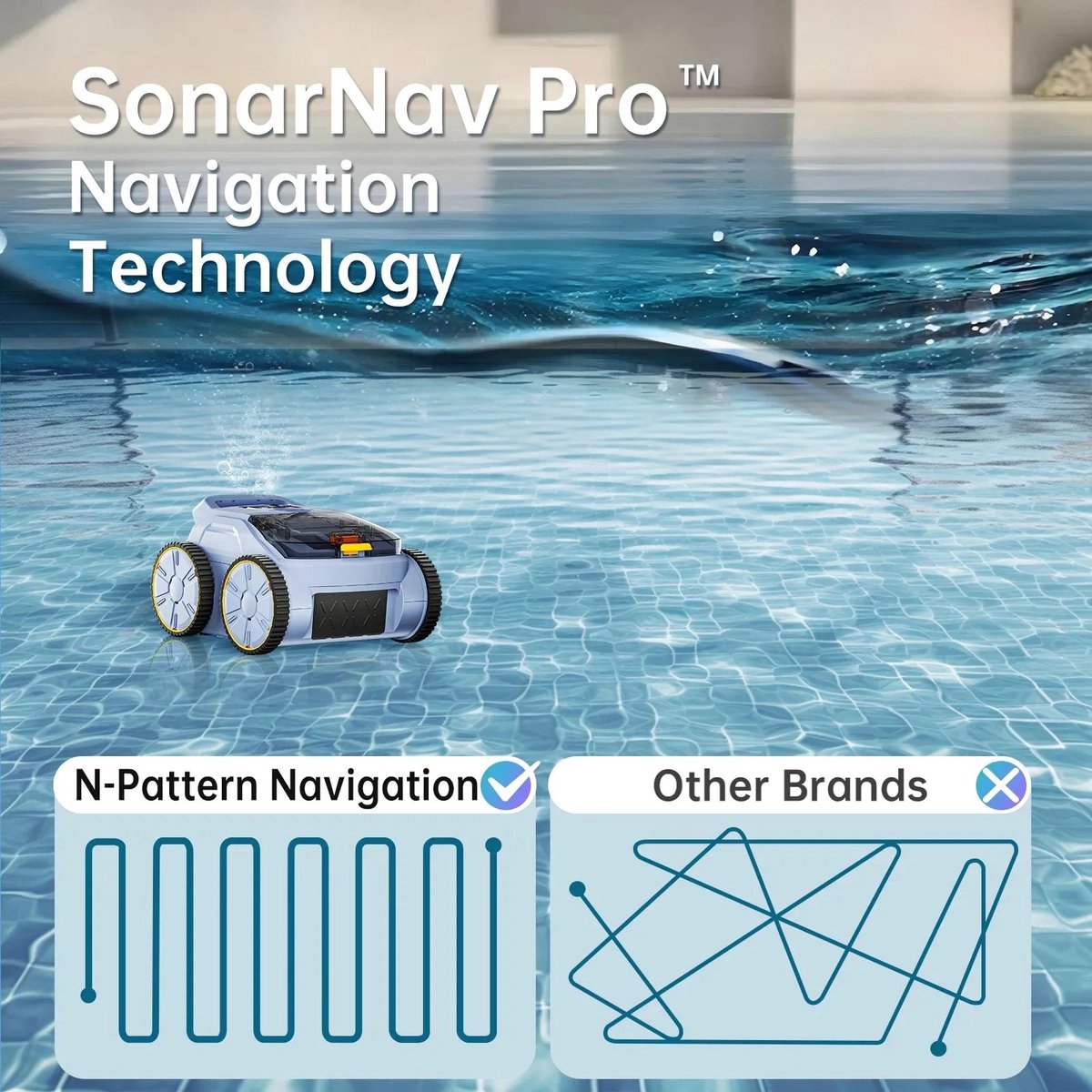 SAT 20 Pro zwembadrobot met filter – productfoto 2