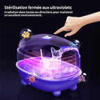 Gesloten kattenbak met rooster – Grijs – productfoto 10
