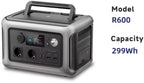 R600 powerstation met flexibel zonnepaneel – 600 W / 299 Wh – productfoto 7