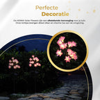 KENN® Solar Bloemenverlichting – Set van 2 – Roze