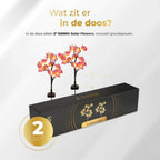 KENN® Solar Bloemenverlichting – Set van 2 – Roze