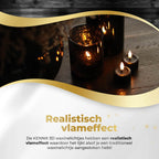 Productfoto: KENN LED Waxinelichtjes – Set van 10 – Zwart
