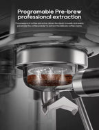 Halfautomatische espressomachine met stoompijp – productfoto 6