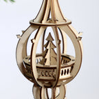 Houten kerstboomhangers bouwpakket – set van 3 | Happy Holidays