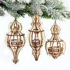 Houten kerstboomhangers bouwpakket – set van 3 | Home Sweet Home