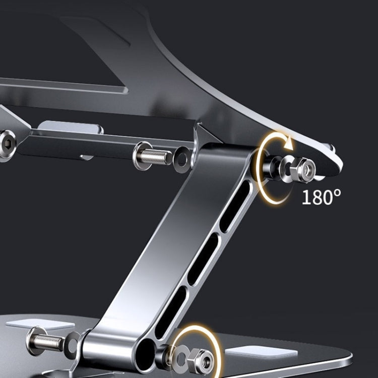 N16 opvouwbare aluminium laptopstandaard – Zilver