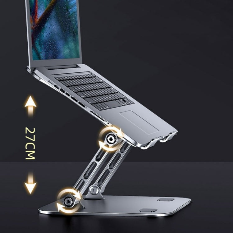 N16 opvouwbare aluminium laptopstandaard – Zilver