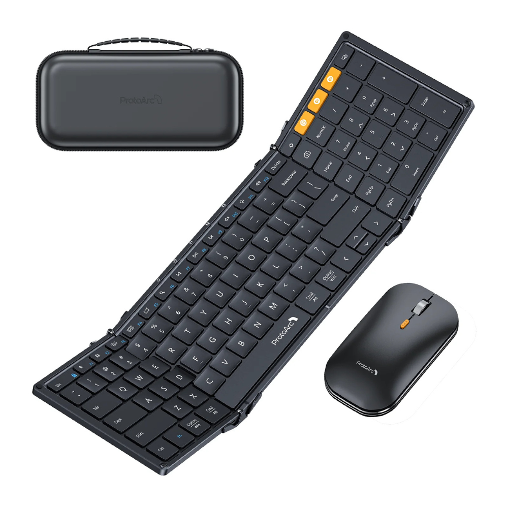 Remodius opvouwbaar Bluetooth toetsenbord en draadloze muis – set