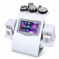 Beautyapparaat met touchscreen en behandelkoppen