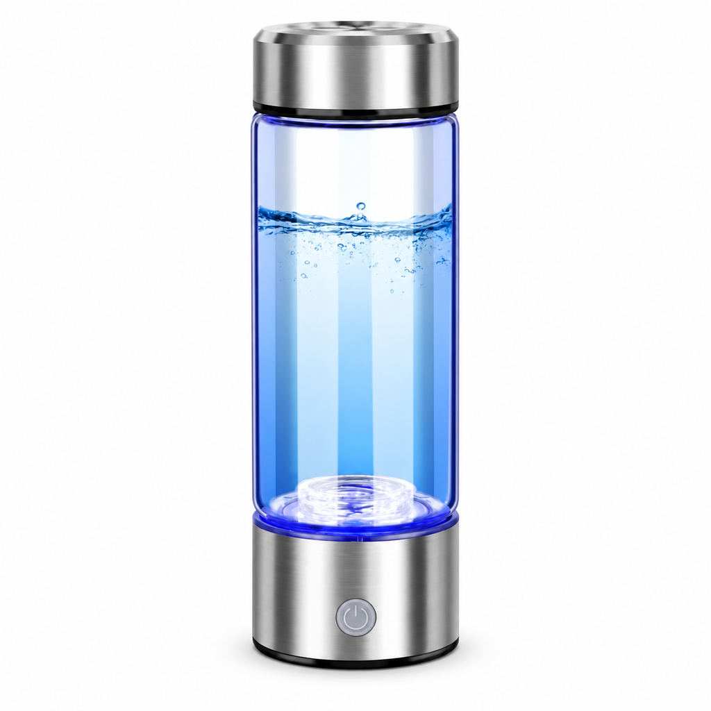 Waterstofwaterfles – 450 ml – Zilverkleurig