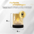Productfoto: KENN Glazen Waxinelichthouders – Set van 4 – Goud