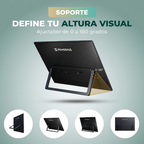 Remodius draagbare monitor 16 inch – 2.5K IPS, USB-C en HDMI
