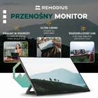 Remodius draagbare monitor 16 inch – 2.5K IPS, USB-C en HDMI