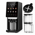IJsmachine - KF-2501G1 – 8-in-1 Multifunctionele IJsbereiding - Zelfreinigend, 1800W, 650ml, voor IJs, Gelato, Sorbet & Smoothies - Incl. 3 Bekers op witte achtergrond