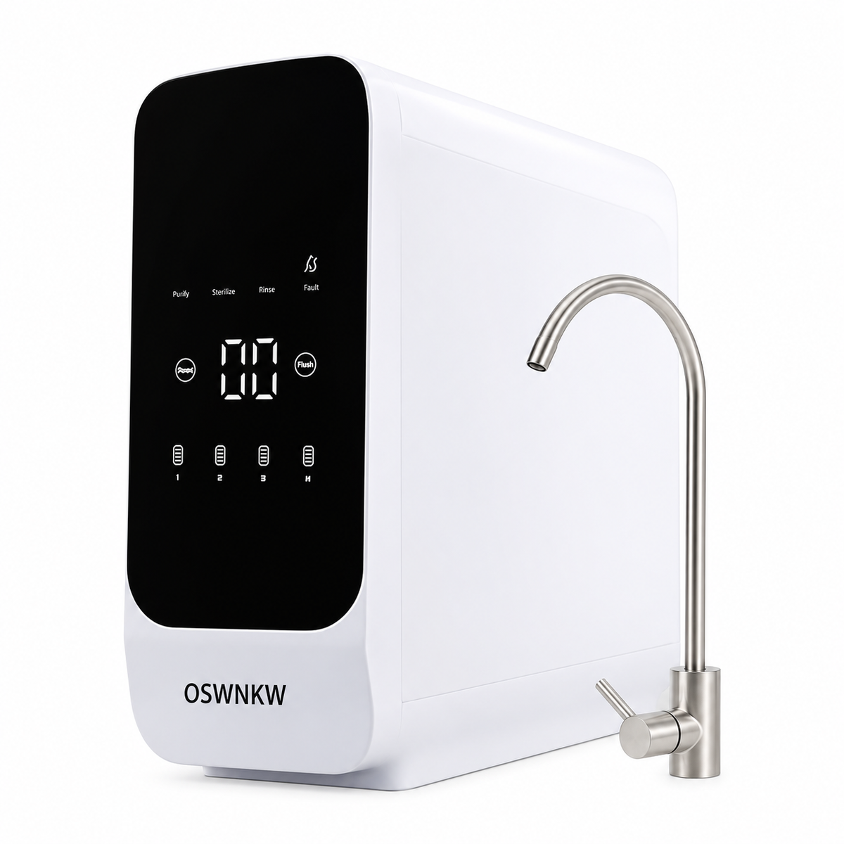 waterfilter op witte achtergrond